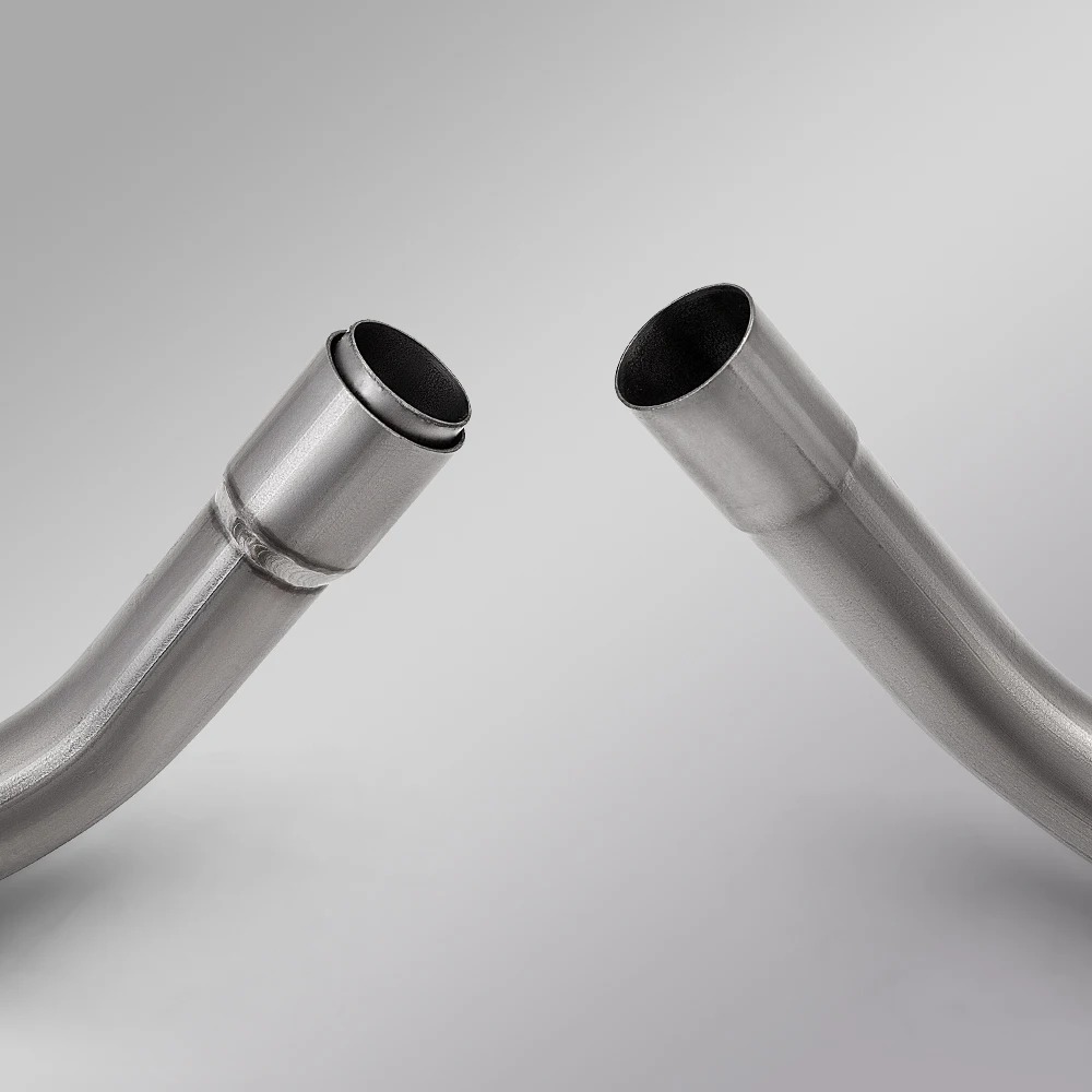 New Titanium Head Pipe with Electric Controlled Valve for R1300GS R1300 Adventure Motorcycle Exhaust Manifold 60mm